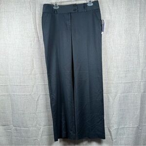 Apt 9 Trousers Mid Rise Straight Leg Pin Stripe Tummy Control NWT women's 12